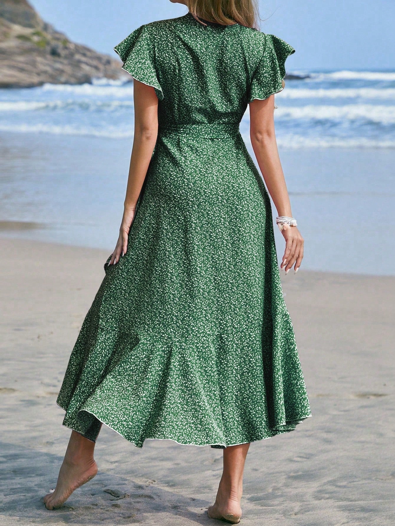 Robe Longue Verte Bohème